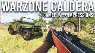 Warzone Caldera Gameplay and Impressions [upl. by Nalepka934]