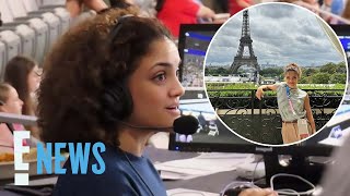 Laurie Hernandez Reacts to CRITICISM of Her Women’s Gymnastics Commentary  2024 Olympics  E News [upl. by Dara]