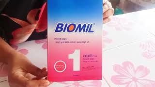 Biomil 1 ইনফ্যান্ট ফর্মূলা জন্ম হতে ৬ মাস পর্যন্ত [upl. by Canty]