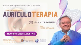 INVITACIÓN al CURSO monográfico AURICULOTERAPIA 1516 y 17 de noviembre [upl. by Atelahs]