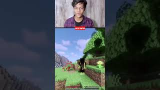 100 realistic minecraft react youtuebshorts shortsfeed battlefactor [upl. by Esteban]