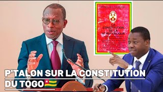 Pr TALON CRITIQUE LE🇹🇬 TOGO AVEC SA CONSTITUTION MODIFIER Par Pr faure GNASSINGBÉ [upl. by Divan]