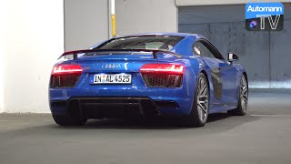 2017 Audi R8 V10 PLUS 610hp  pure SOUND 60FPS [upl. by Nojed531]