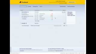 online banking Postbank Tutorial [upl. by Legyn]