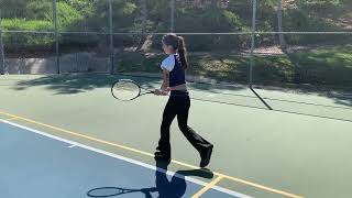 Valina shadow swing backhand 10224 [upl. by Sophy]