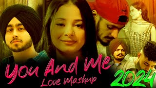 New Punjabi Mashup 2024shubh new songnain tere nain mere shubhyou and me Shubh ft Sonam [upl. by Hewe]