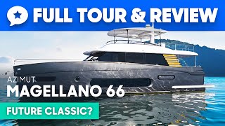 Azimut Magellano 66 Yacht Tour amp Review  YachtBuyer [upl. by Lav]