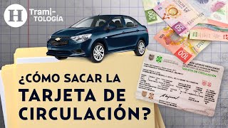 ¿Cómo renovar mi tarjeta de circulación por Internet  Tramitología [upl. by Roshelle]