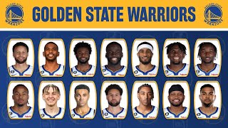 Golden State WARRIORS New Roster 20232024 Player Lineup Profile Update as of October 5 [upl. by Noitsuj]