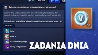 Jak wykonać Wszystkie ZADANIA DNIA Fortnite Ratowanie Świata [upl. by Liew]