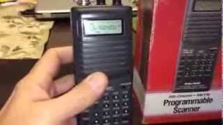 Radio Shack Pro43 Radio Scanner [upl. by Etnoved]