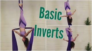 Basic Aerial Silks Inverts  UNIQUE AERIALISTS [upl. by Yedoc401]