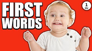 First Words for Babies and Toddlers  Learn To Talk  Baby’s First Words Songs and Gestures [upl. by Ammeg698]