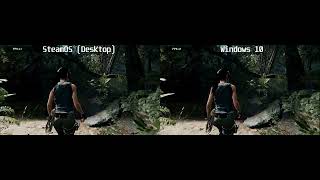 Steam Deck  SteamOS Vs Windows 10  Shadow of the Tomb Raider  1080p [upl. by Nussbaum]