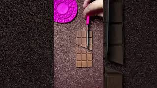 Chocolate with an extra slice 😜😜 24 chocolate shorts tricks cuttingskills [upl. by Enrico]