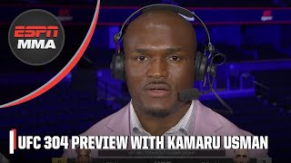 Kamaru Usman previews Leon Edwards vs Belal Muhammad at UFC 304  UFC Live [upl. by Assetal510]