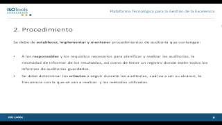 ISO 14001 Sistemas de Gestión Ambiental Auditoría interna [upl. by Anhsirk]