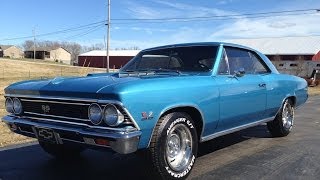 1966 Chevelle SS 396 Clone Now running a rebuilt 454 Engine Muncie 4 Spd [upl. by Anoik]