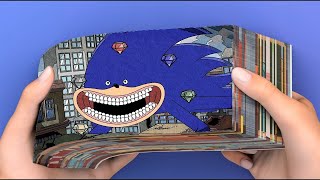 SHIN SONIC is NOT a MONSTER  FlipBook Animation [upl. by Luebke]