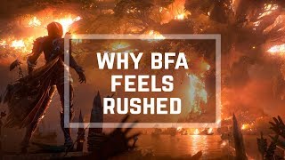 Why Battle for Azeroth feels Rushed Out and Underwhelming [upl. by Eiclek258]