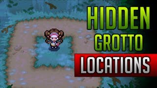 Pokemon Black and White 2  All Hidden Grotto Locations [upl. by Almena]