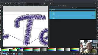Inkstitch  Working with premade embroidery files everything is a running stitch [upl. by Altaf]