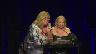 Bridget Everett amp J SmithCameron present the 2024 WGA Award for ComedyVariety Talk Series [upl. by Goff]