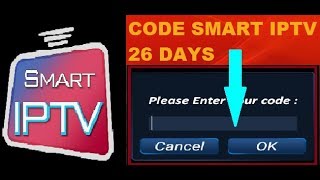 NEW CODE ACTIVATION APPLICATION SMART IPTV FOR 26 DAYS [upl. by Theobald]