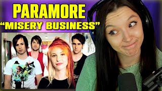 Paramore  Misery Business  FIRST TIME REACTION  OFFICIAL VIDEO [upl. by Arraet603]