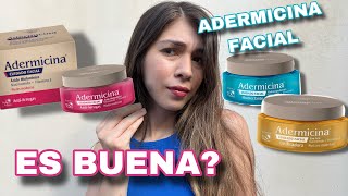 Crema ADERMICINA FACIAL mi reseña mi experiencia ES BUENA ME ARRUINO LA PIEL review skincare [upl. by Klara274]