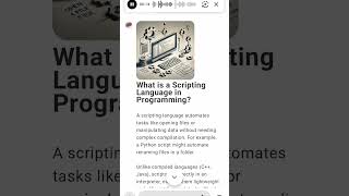 What is a Scripting Language in Programming [upl. by Sral]