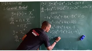 Differentiation  Derivatives General Method [upl. by Eyllom]