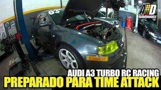 O que tem o Audi A3 Turbo de Track Day  Time Attack mais rápido [upl. by Orelee]