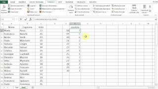 Analisi Dati con Excel 2013  17  Funzioni statistiche di base e calcolo frequenze [upl. by Eidac678]