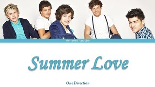 One Direction  Summer Love Color Coded Lyrics [upl. by Farrel]