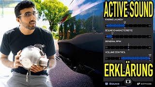 ACTIVE SOUND EXHAUST SYSTEM  Erklärung English subtitles [upl. by Innes195]