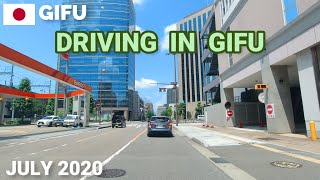 Driving Tour  Gifu City Gifu Japan  July 2020  Gifu Station to Gifu University [upl. by Acie180]