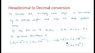 Decimal to Hexadecimal conversion  Hexadecimal to Decimal  Decimal Point  STLD  Lec11 [upl. by Keynes]