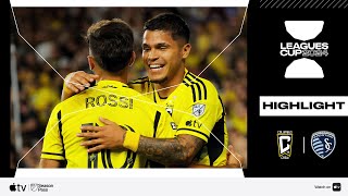 Columbus Crew vs Sporting Kansas City  Leagues Cup  Match Highlights  August 9 2024 [upl. by Beker]