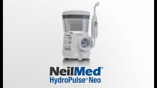 NeilMed HydroPulse Neo  MultiSpeed Electric Pulsating Nasal Sinus Irrigation System [upl. by Kanor]