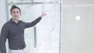 OVE BEL SOFT CLOSE Shower Alcove installation tips for the soft close mechanism [upl. by Enoed]