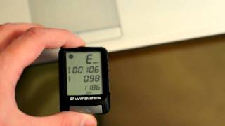 Planet Bike Protegé 90 wireless displaying random numbers [upl. by Annodam709]