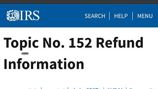 Tax Topic 152 Should I Be Worried Will I Get A Refund [upl. by Emery]