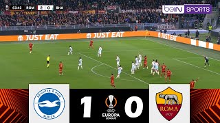 Brighton vs AS Roma 10  UEFA Europa League 202324  Match Highlights [upl. by Janey452]