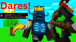 Big YouTubers Gave Me Dare ​⁠NotFroxyGamer7Entityoned ​⁠fenaxrlMrGamesOfficial [upl. by Merril]