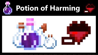 How to Make a Potion of Harming II in Minecraft [upl. by Watt]