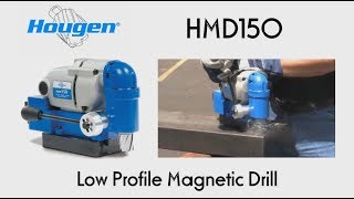 Hougen HMD150 Low Profile Magnetic Drill [upl. by Tioneb]