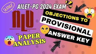 AILET PG 2024 Paper Analysis amp Objections to Provisional Answer Key [upl. by Kcirrem126]