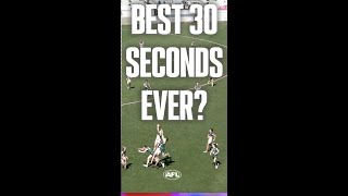 Greatest 30 seconds of NAB League Finals EVER  Amazing screamer and dribble goal  Shorts  AFL [upl. by Gram819]