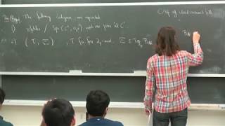 Lecture Series quotpadic Geometryquot by Peter Scholze 2014 lecture 18 [upl. by Ynamad]